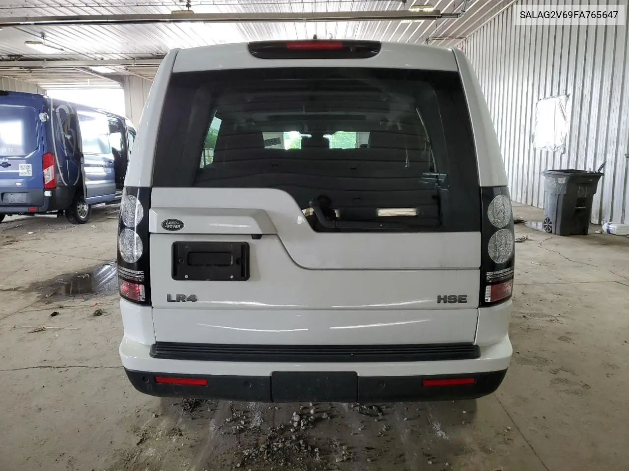 2015 Land Rover Lr4 Hse VIN: SALAG2V69FA765647 Lot: 62235365
