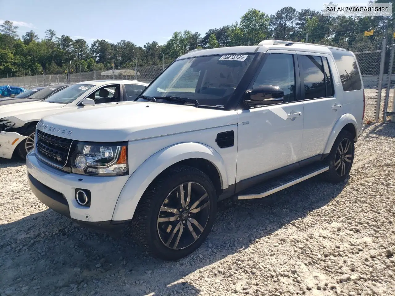 2016 Land Rover Lr4 Hse Luxury VIN: SALAK2V66GA815436 Lot: 56035285