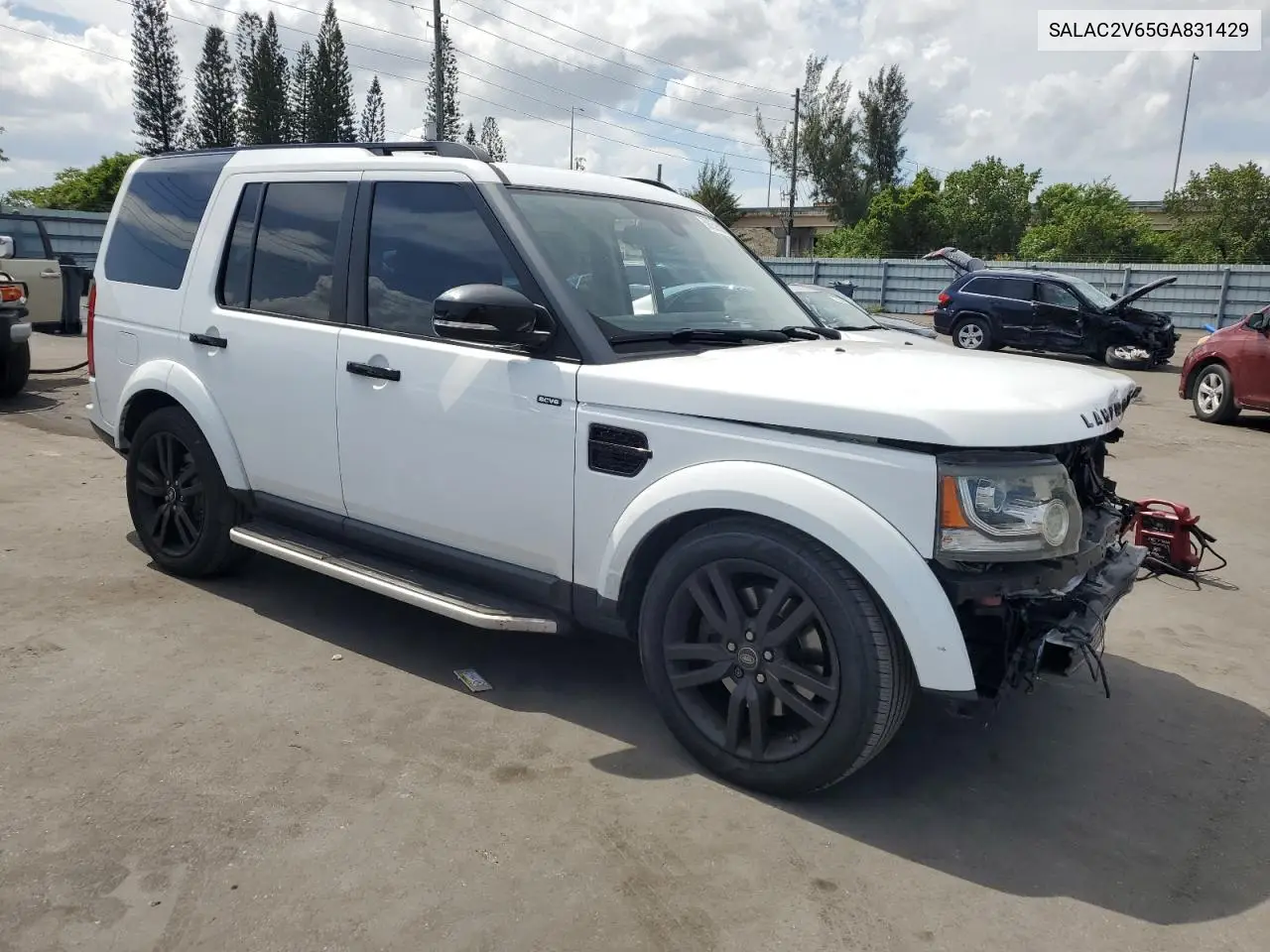 2016 Land Rover Lr4 VIN: SALAC2V65GA831429 Lot: 58659525