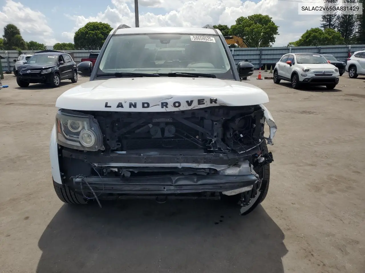2016 Land Rover Lr4 VIN: SALAC2V65GA831429 Lot: 58659525