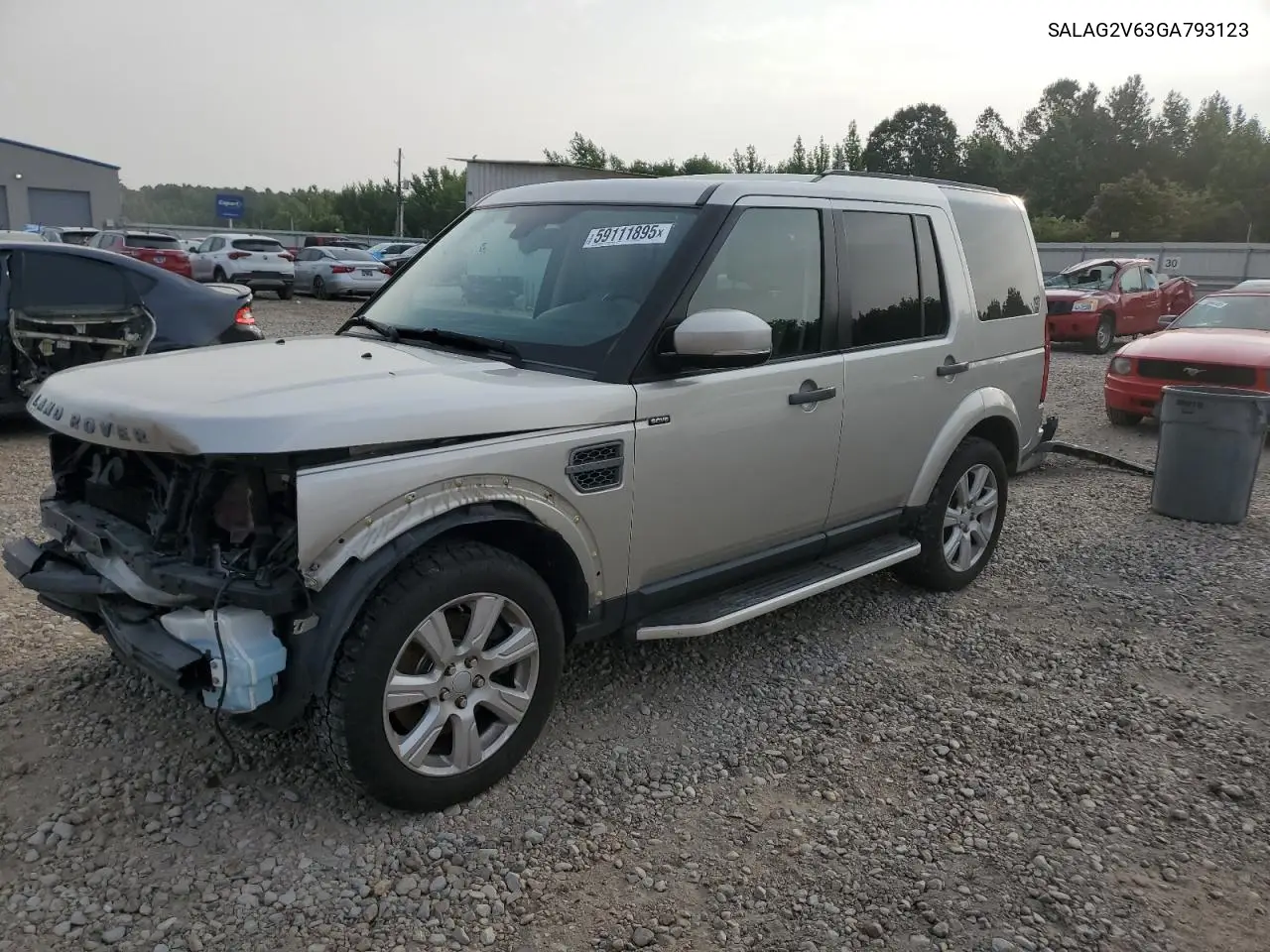 2016 Land Rover Lr4 Hse VIN: SALAG2V63GA793123 Lot: 59111895