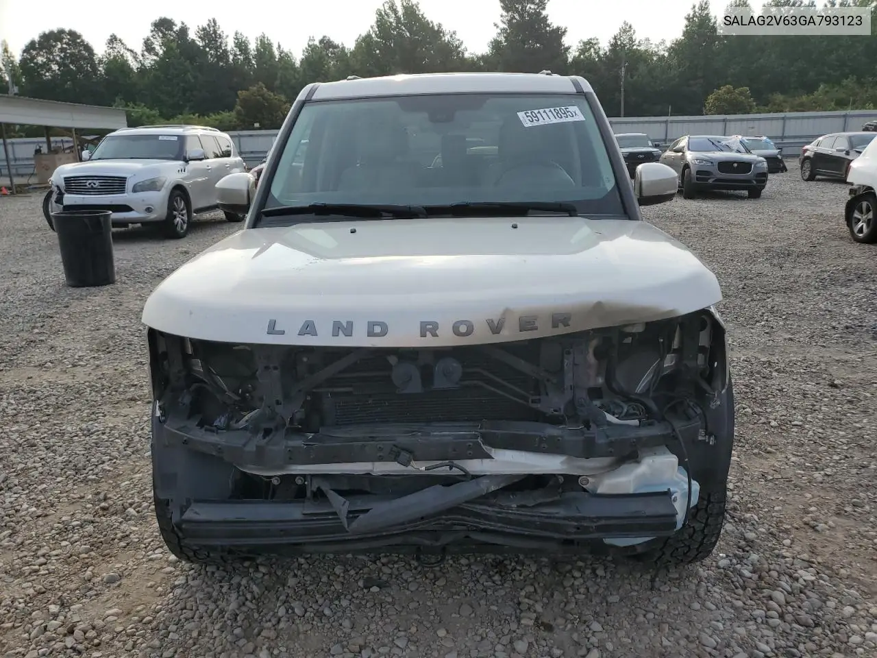 2016 Land Rover Lr4 Hse VIN: SALAG2V63GA793123 Lot: 59111895
