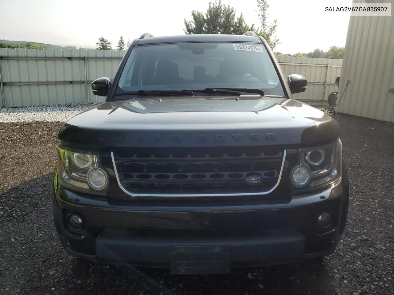 2016 Land Rover Lr4 Hse VIN: SALAG2V67GA835907 Lot: 59224025