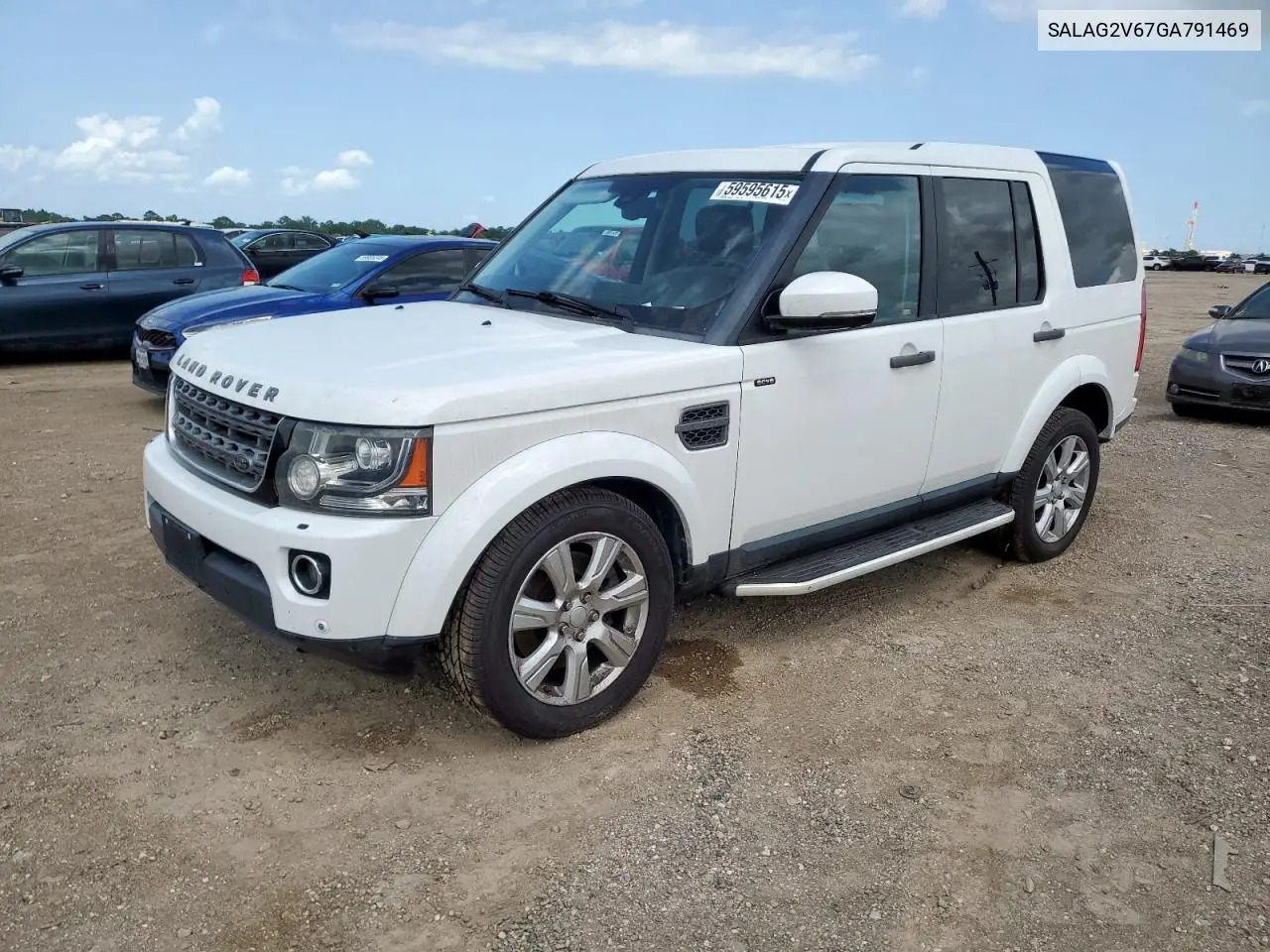 2016 Land Rover Lr4 Hse VIN: SALAG2V67GA791469 Lot: 59595615