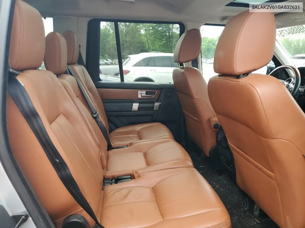 2016 Land Rover Lr4 Hse Luxury VIN: SALAK2V61GA832631 Lot: 59880475