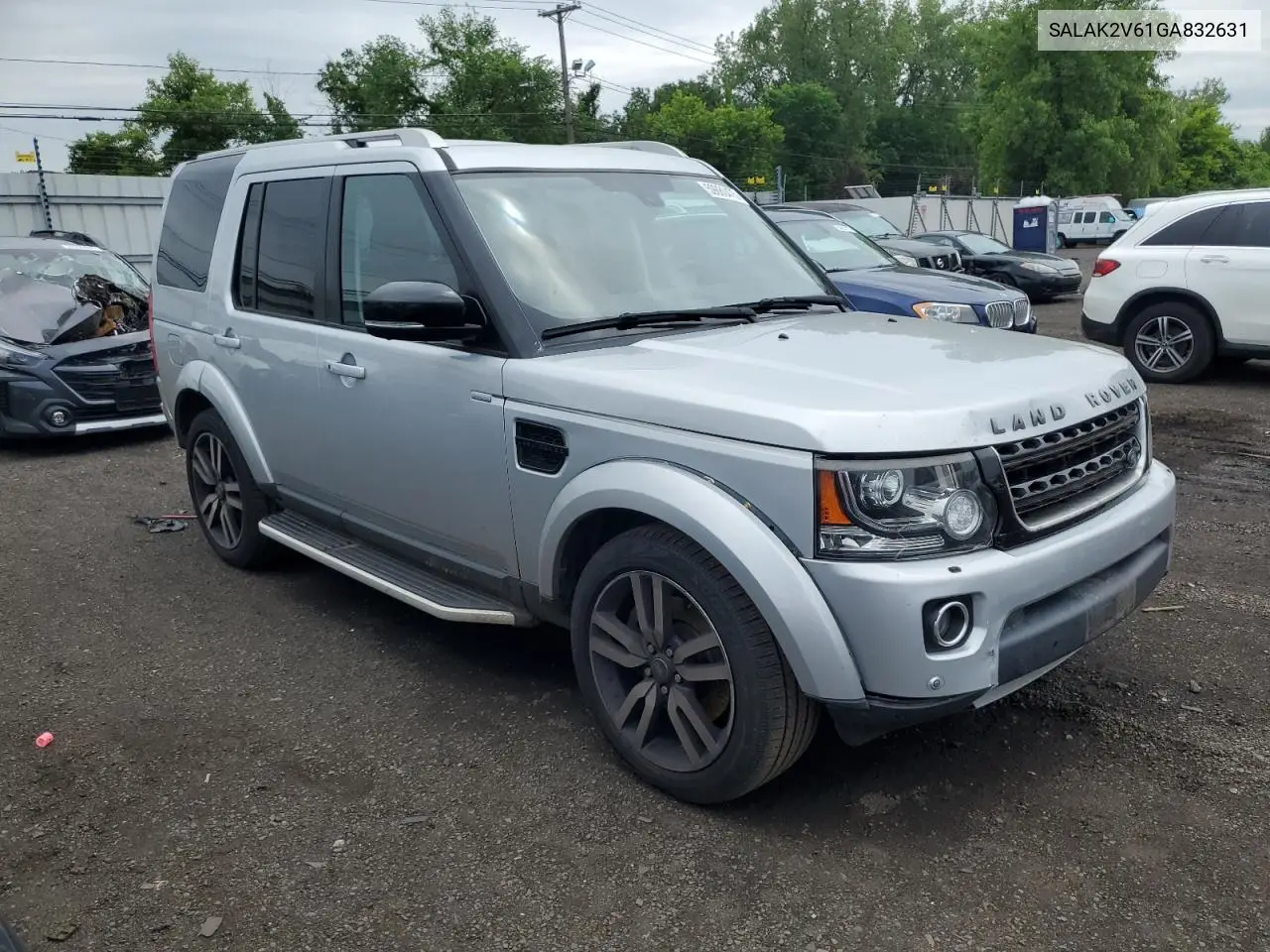 2016 Land Rover Lr4 Hse Luxury VIN: SALAK2V61GA832631 Lot: 59880475