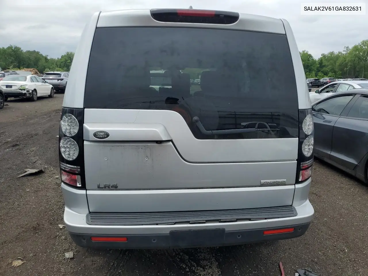 2016 Land Rover Lr4 Hse Luxury VIN: SALAK2V61GA832631 Lot: 59880475