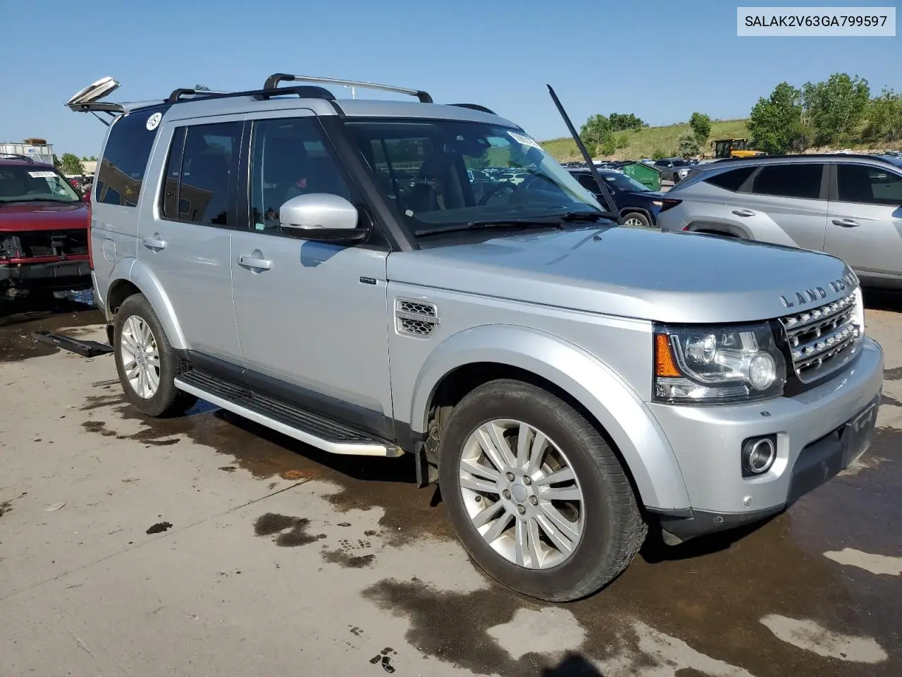 2016 Land Rover Lr4 Hse Luxury VIN: SALAK2V63GA799597 Lot: 59905195