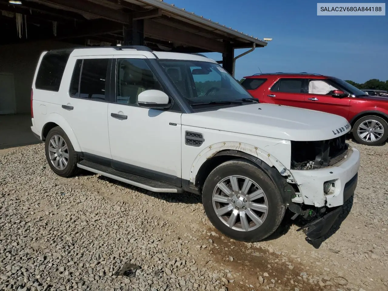 2016 Land Rover Lr4 VIN: SALAC2V68GA844188 Lot: 59919365