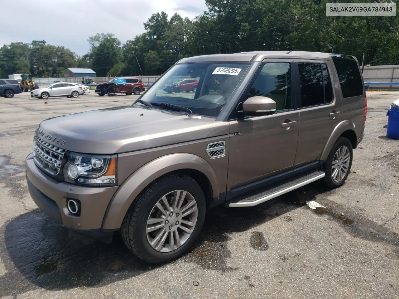 2016 Land Rover Lr4 Hse Luxury VIN: SALAK2V69GA784943 Lot: 61089295