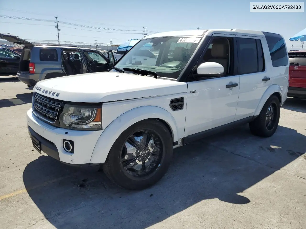 2016 Land Rover Lr4 Hse VIN: SALAG2V66GA792483 Lot: 61273475