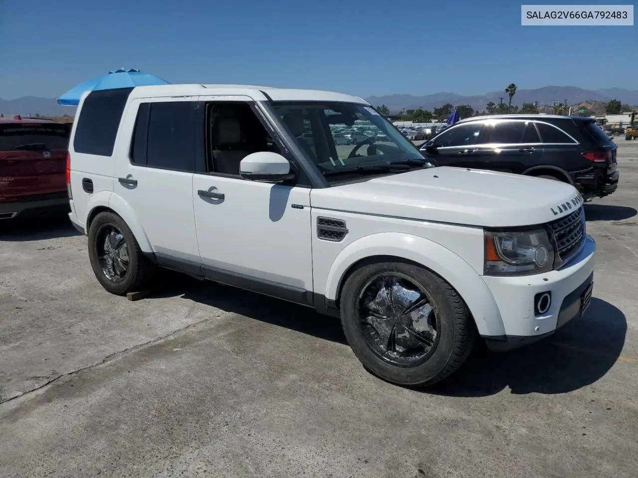 2016 Land Rover Lr4 Hse VIN: SALAG2V66GA792483 Lot: 61273475