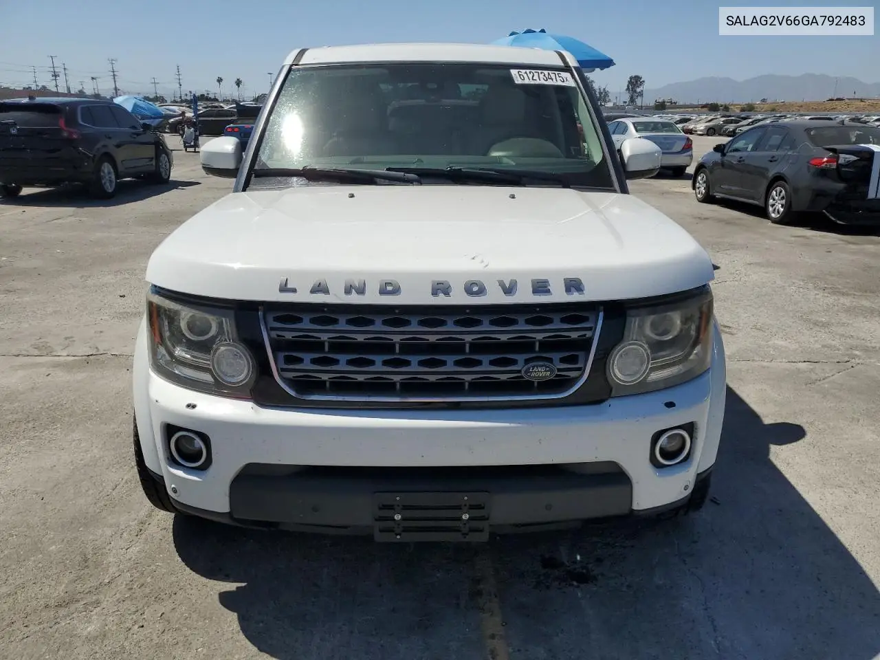 2016 Land Rover Lr4 Hse VIN: SALAG2V66GA792483 Lot: 61273475