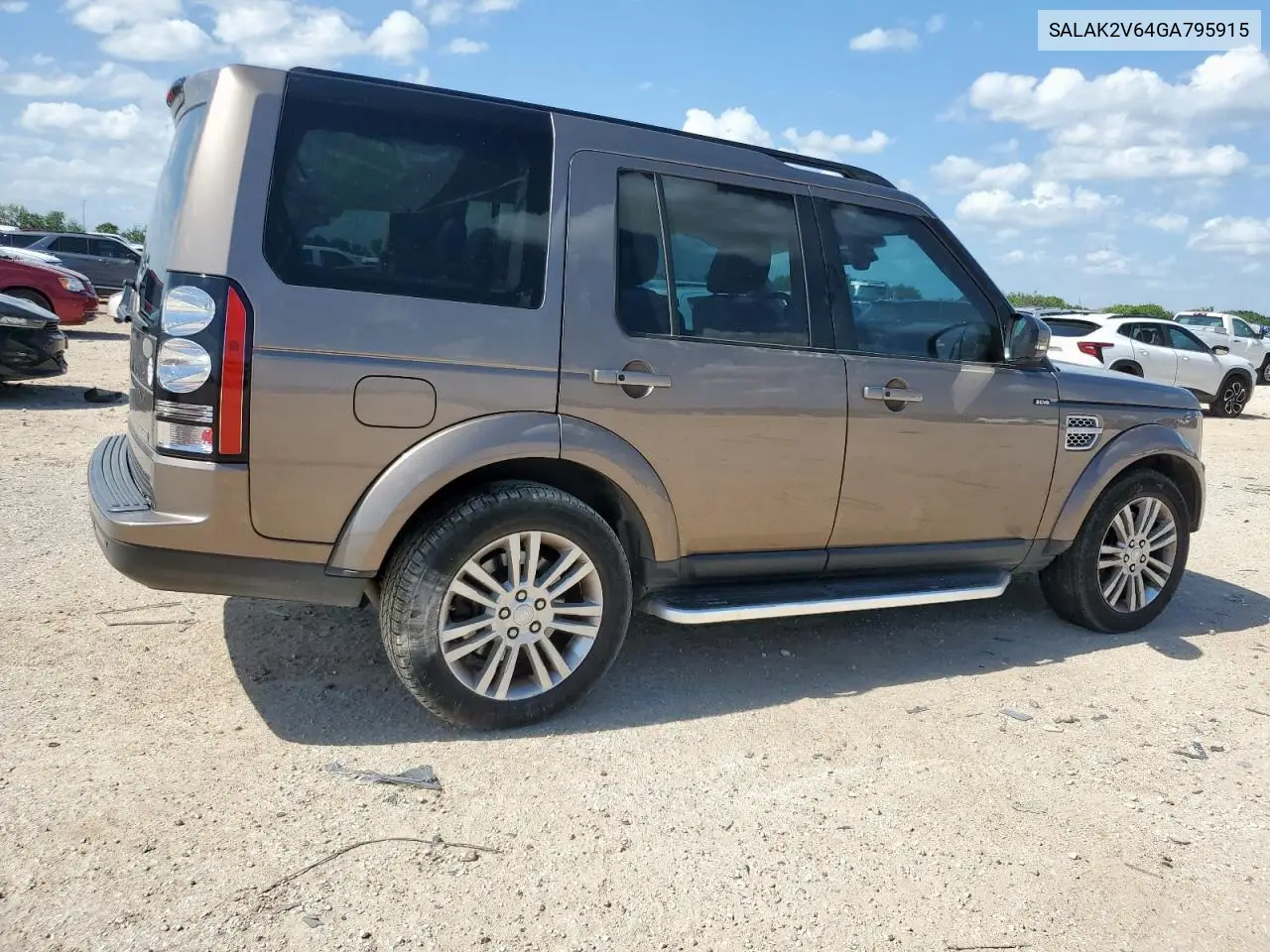 2016 Land Rover Lr4 Hse Luxury VIN: SALAK2V64GA795915 Lot: 61481325