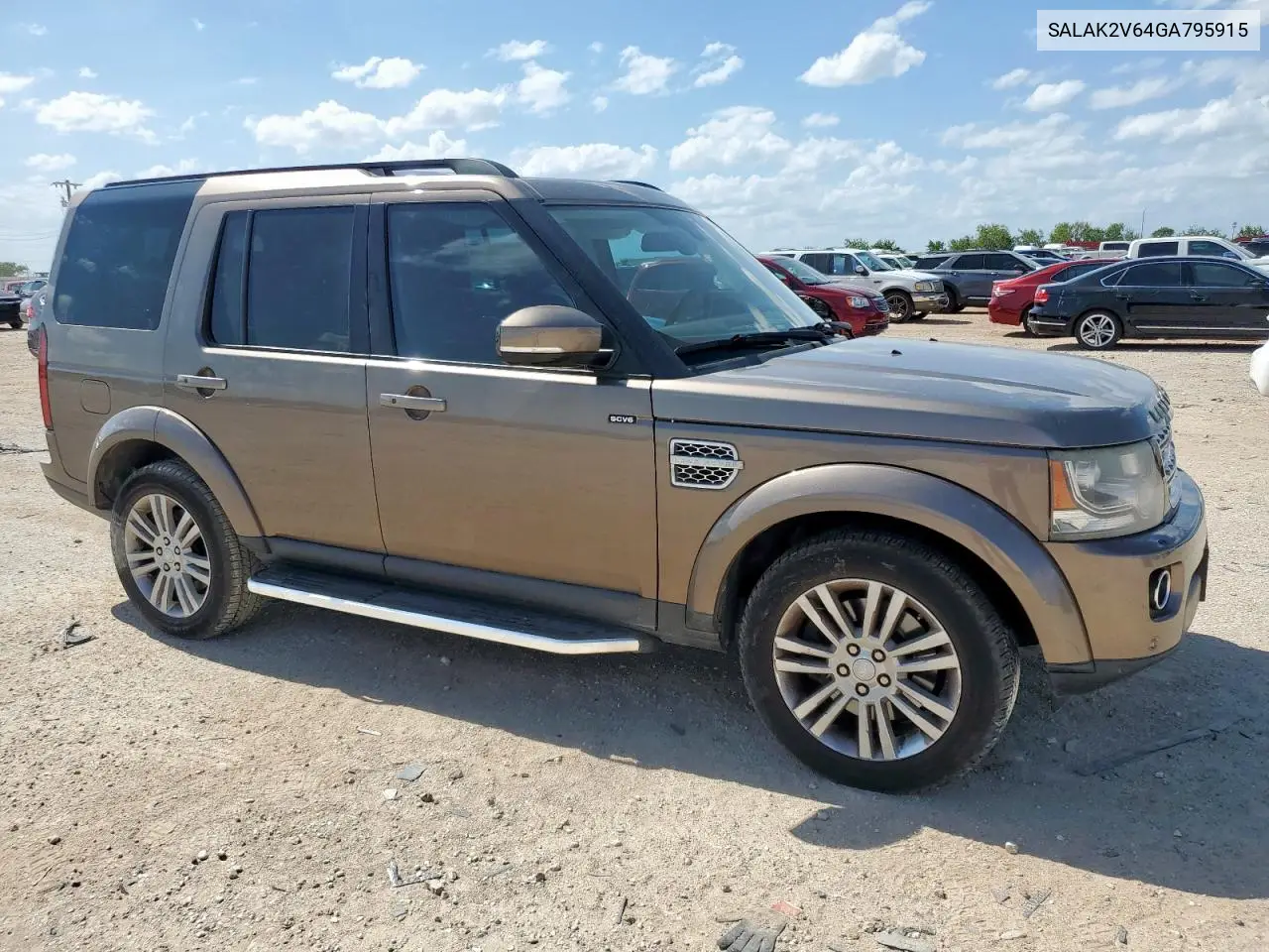 2016 Land Rover Lr4 Hse Luxury VIN: SALAK2V64GA795915 Lot: 61481325