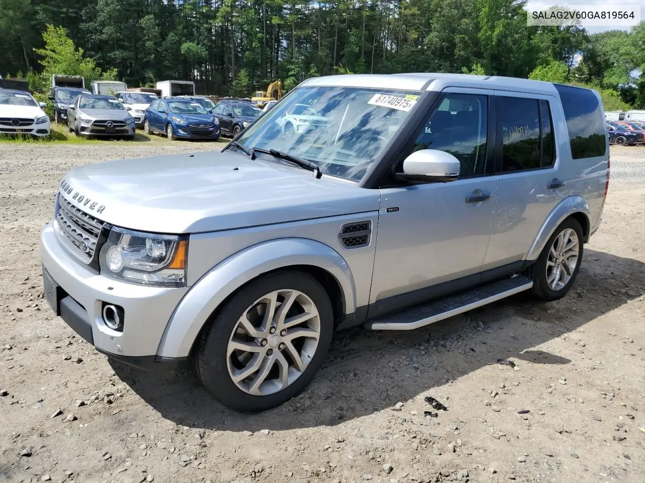 2016 Land Rover Lr4 Hse VIN: SALAG2V60GA819564 Lot: 61740975