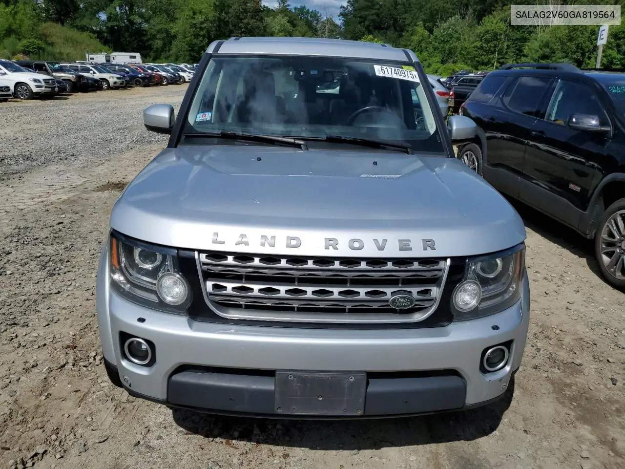 2016 Land Rover Lr4 Hse VIN: SALAG2V60GA819564 Lot: 61740975