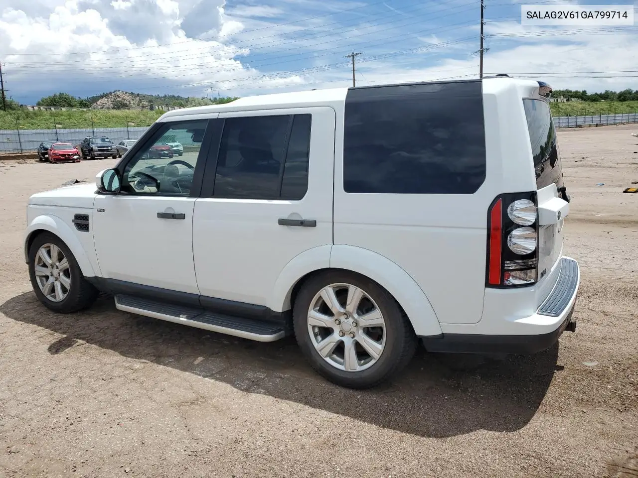 2016 Land Rover Lr4 Hse VIN: SALAG2V61GA799714 Lot: 62491095