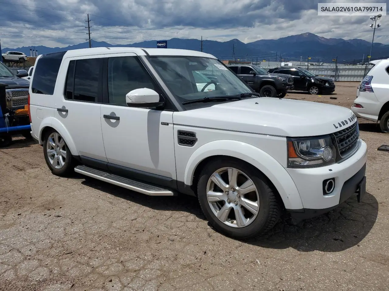 2016 Land Rover Lr4 Hse VIN: SALAG2V61GA799714 Lot: 62491095