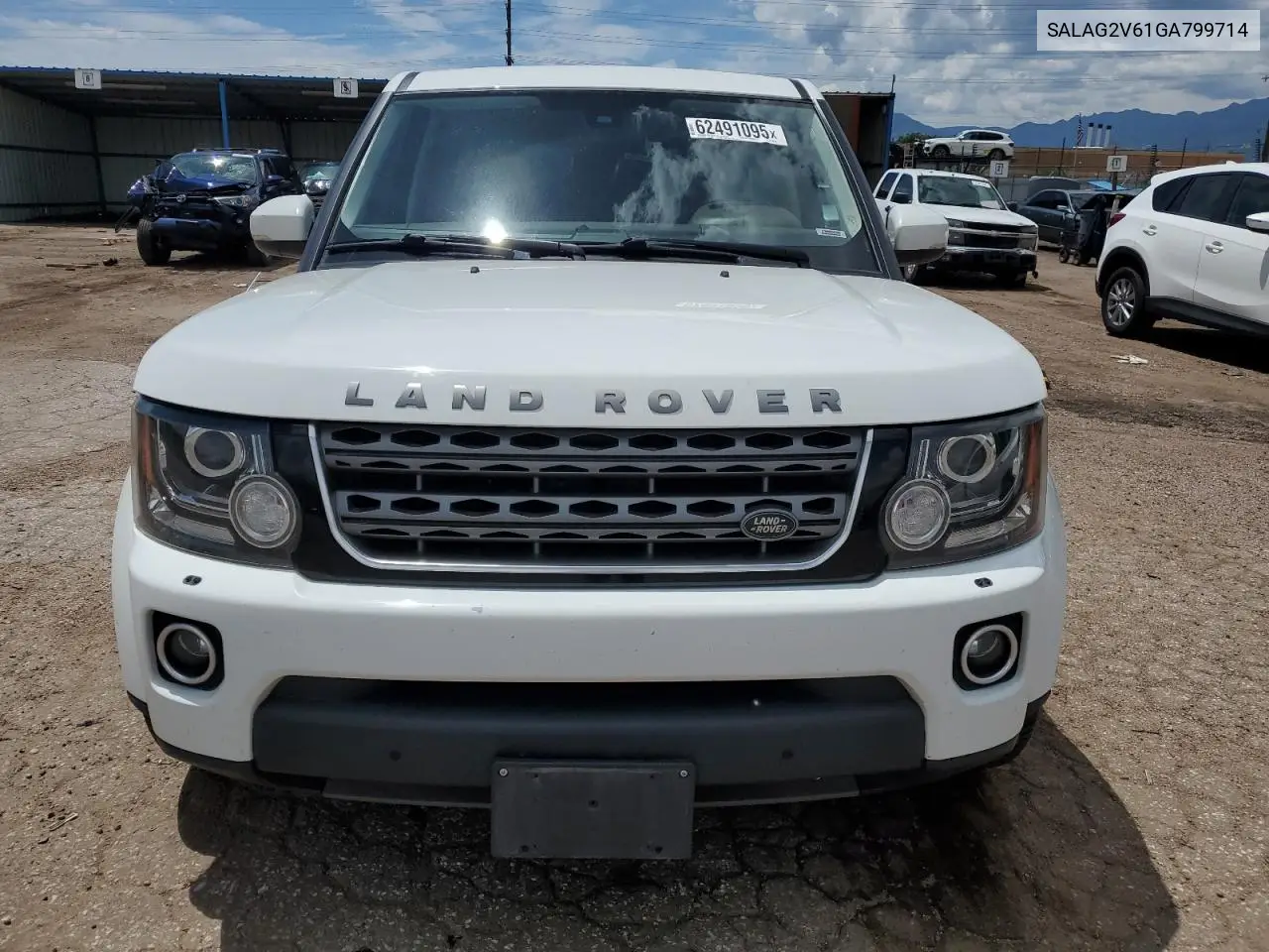 2016 Land Rover Lr4 Hse VIN: SALAG2V61GA799714 Lot: 62491095
