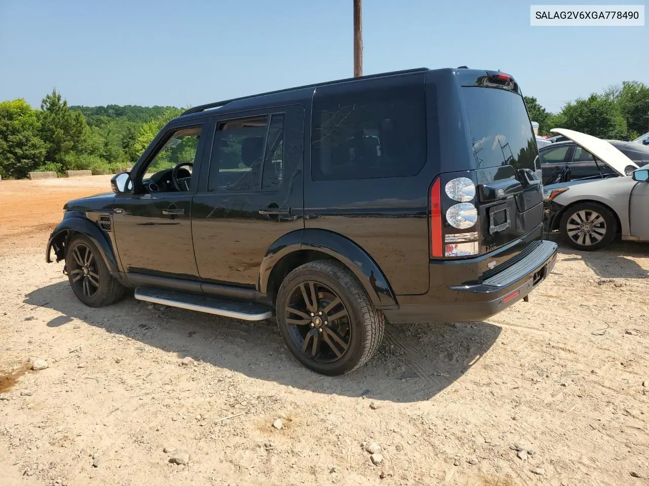 2016 Land Rover Lr4 Hse VIN: SALAG2V6XGA778490 Lot: 62707655