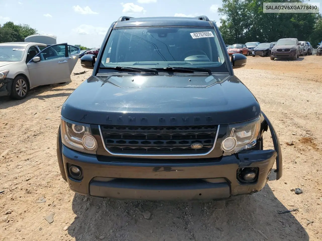 2016 Land Rover Lr4 Hse VIN: SALAG2V6XGA778490 Lot: 62707655