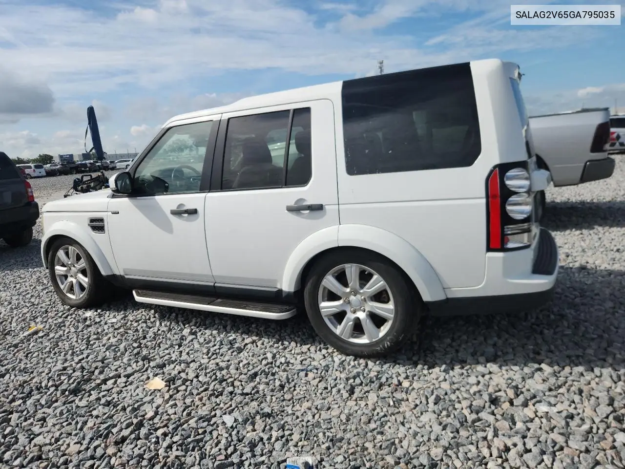 2016 Land Rover Lr4 Hse VIN: SALAG2V65GA795035 Lot: 62835725