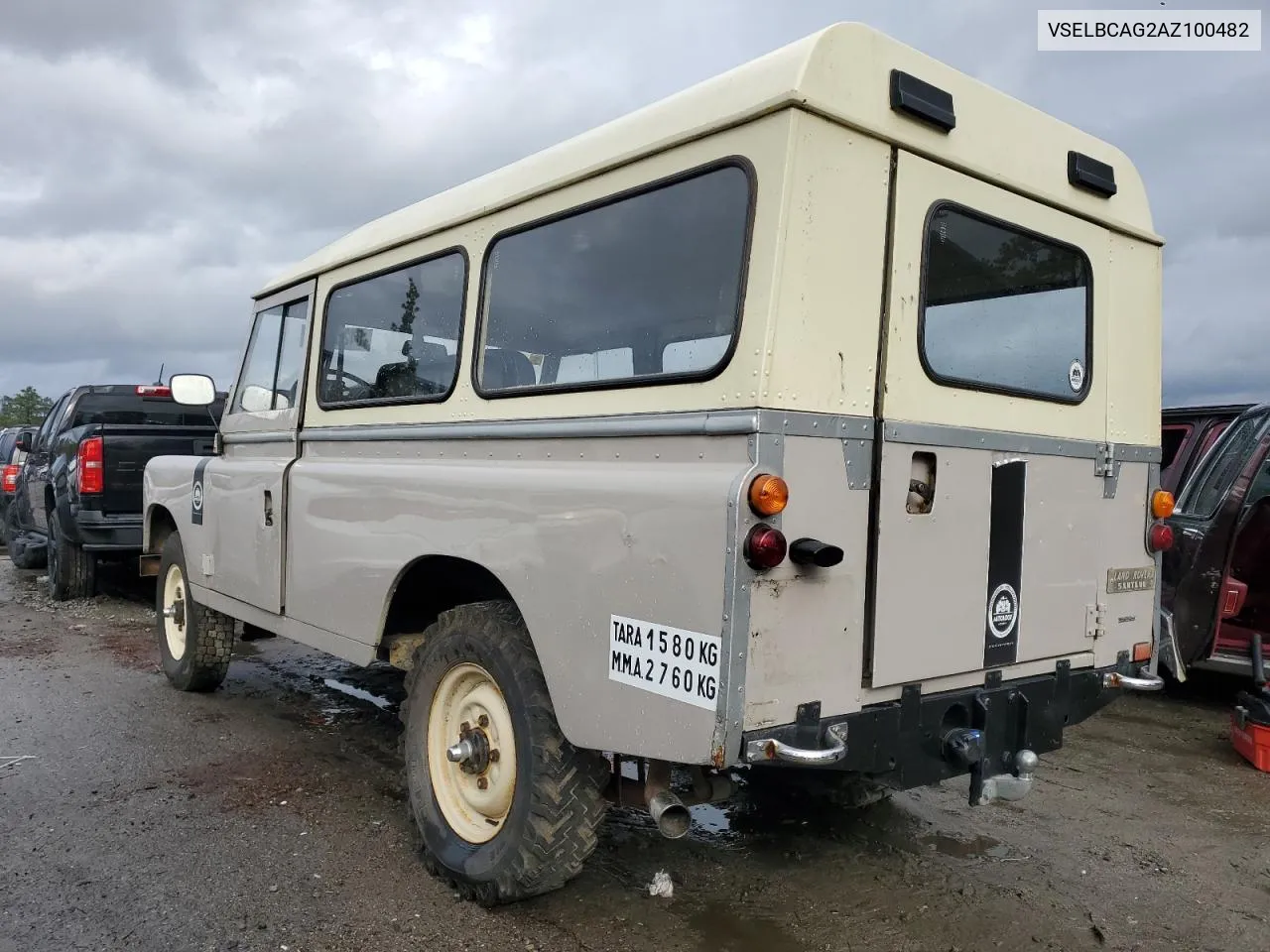 1981 Land Rover Rover VIN: VSELBCAG2AZ100482 Lot: 84206344