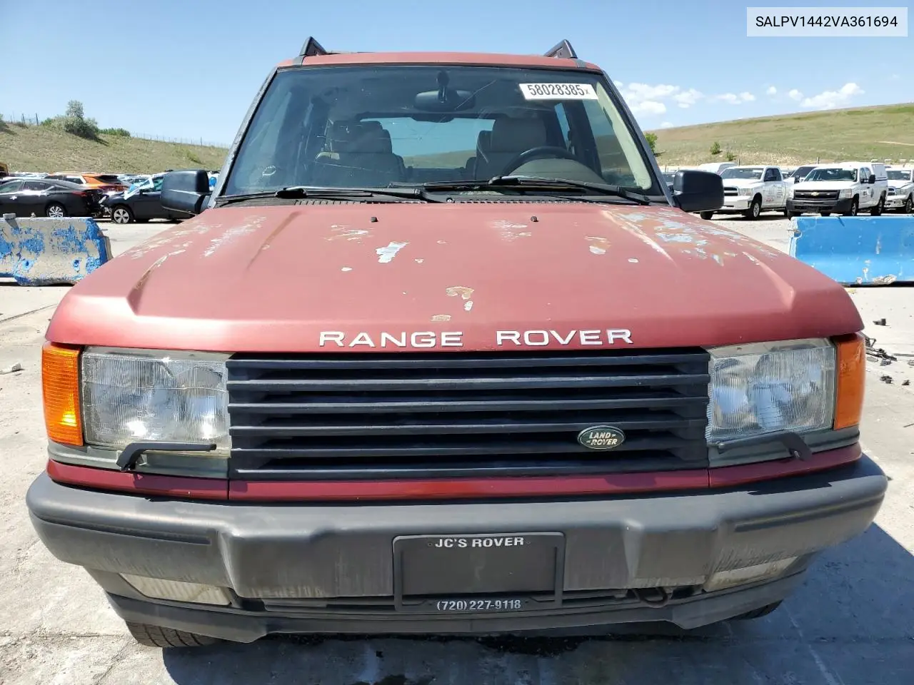 1997 Land Rover Range Rover 4.6 Hse Long Wheelbase VIN: SALPV1442VA361694 Lot: 58028385