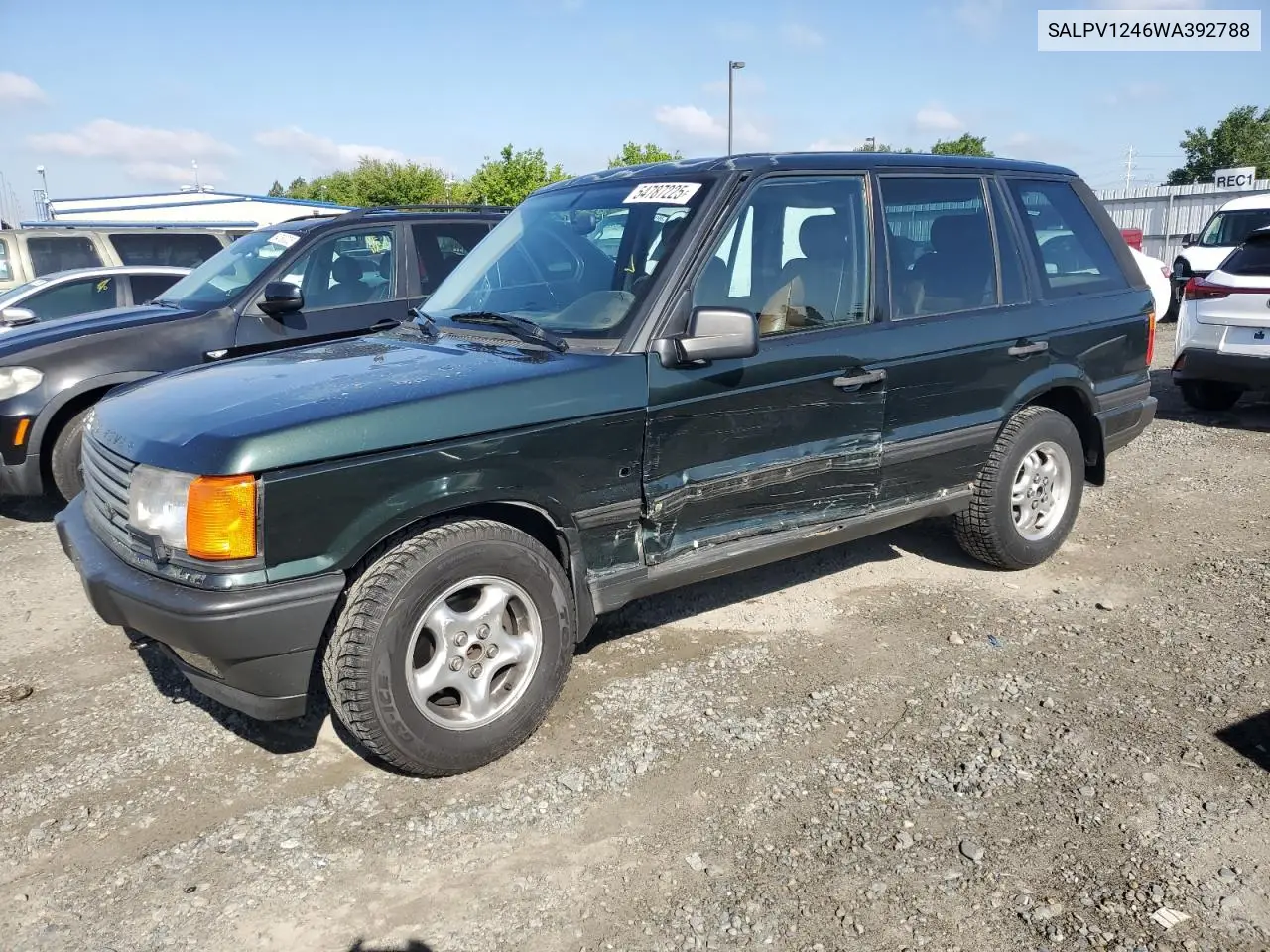 1998 Land Rover Range Rover 4.0 Se Long Wheelbase VIN: SALPV1246WA392788 Lot: 54787225