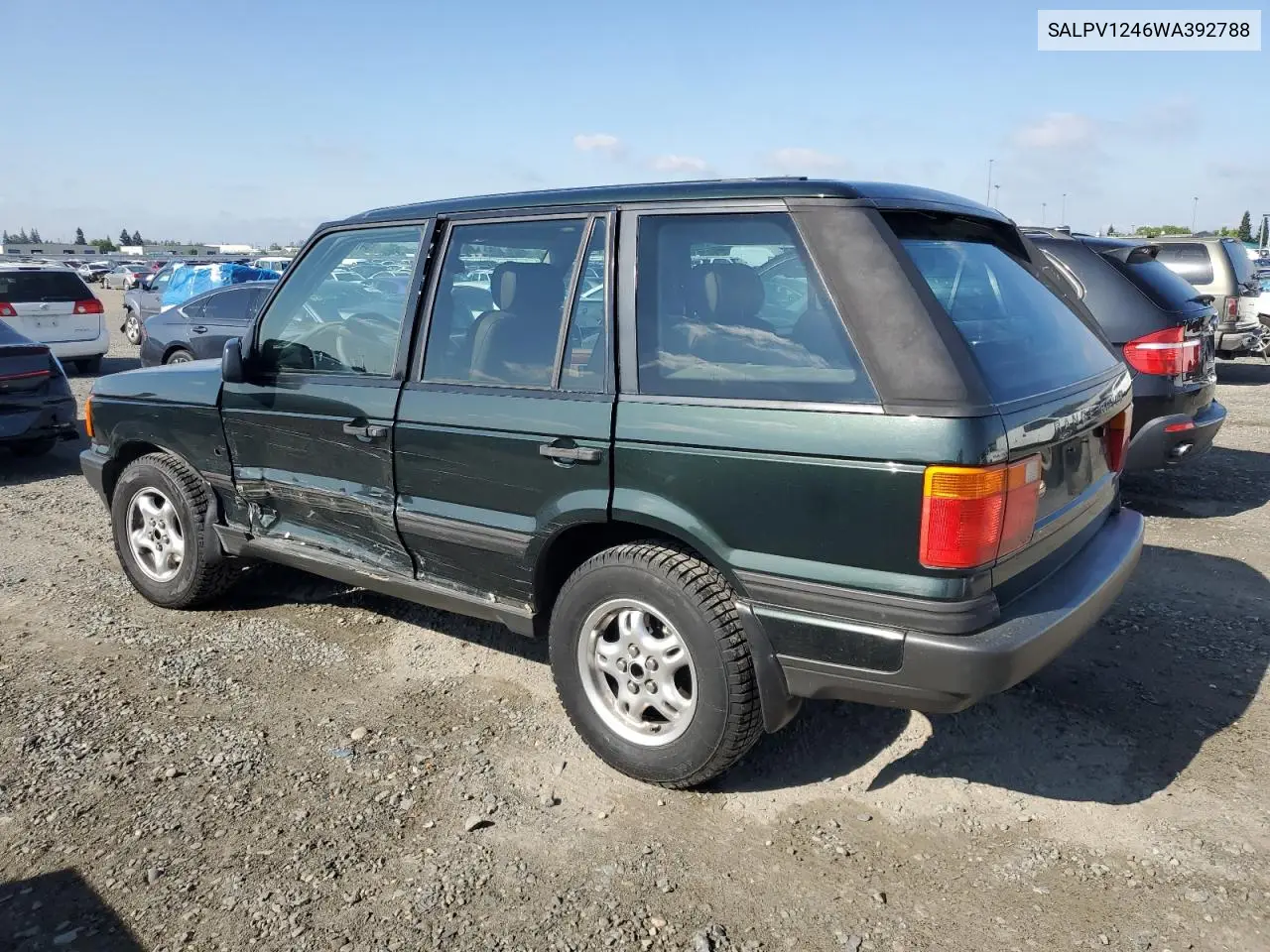 1998 Land Rover Range Rover 4.0 Se Long Wheelbase VIN: SALPV1246WA392788 Lot: 54787225