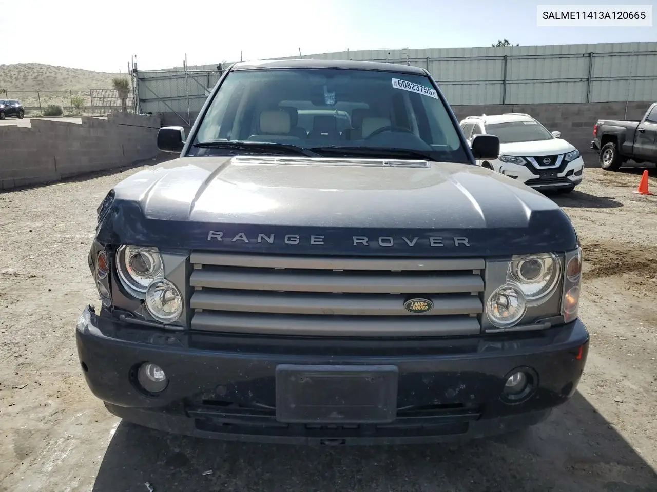 2003 Land Rover Range Rover Hse VIN: SALME11413A120665 Lot: 60823755