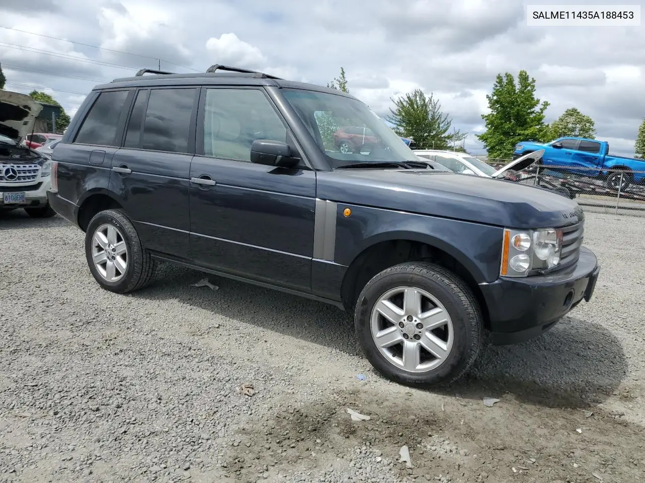 2005 Land Rover Range Rover Hse VIN: SALME11435A188453 Lot: 59222005