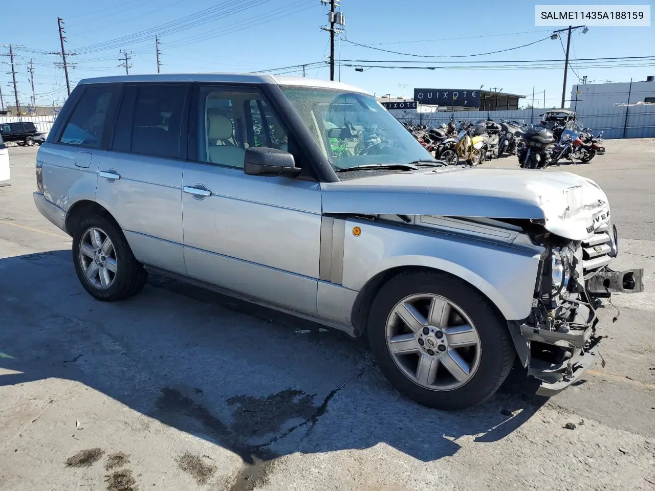 2005 Land Rover Range Rover Hse VIN: SALME11435A188159 Lot: 62591745
