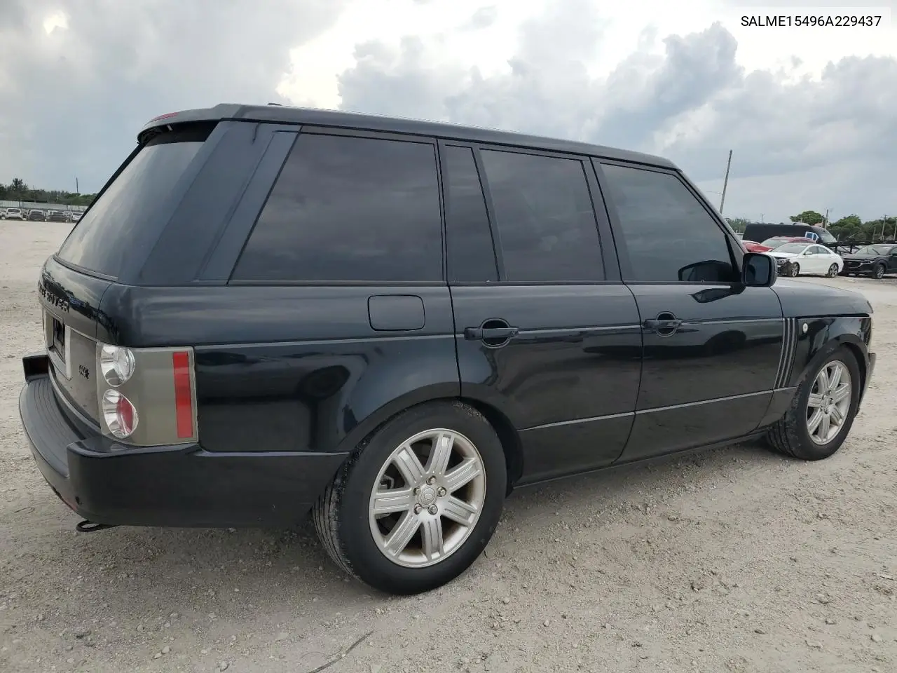 2006 Land Rover Range Rover Hse VIN: SALME15496A229437 Lot: 59334365