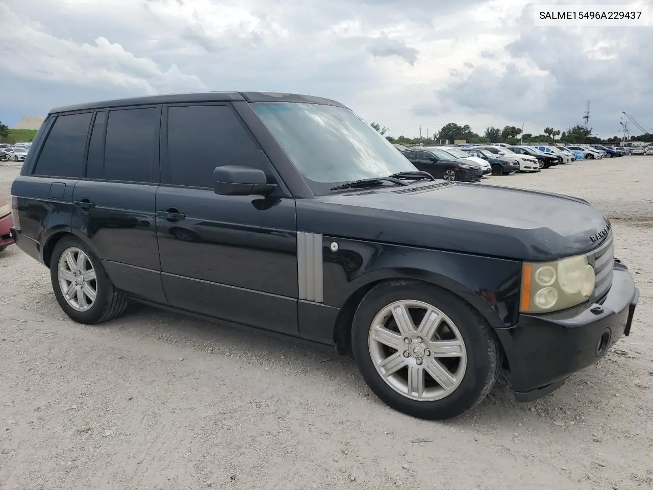 2006 Land Rover Range Rover Hse VIN: SALME15496A229437 Lot: 59334365