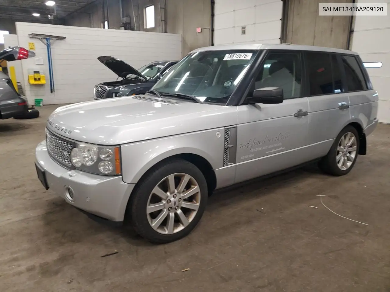 2006 Land Rover Range Rover Supercharged VIN: SALMF13416A209120 Lot: 59610575