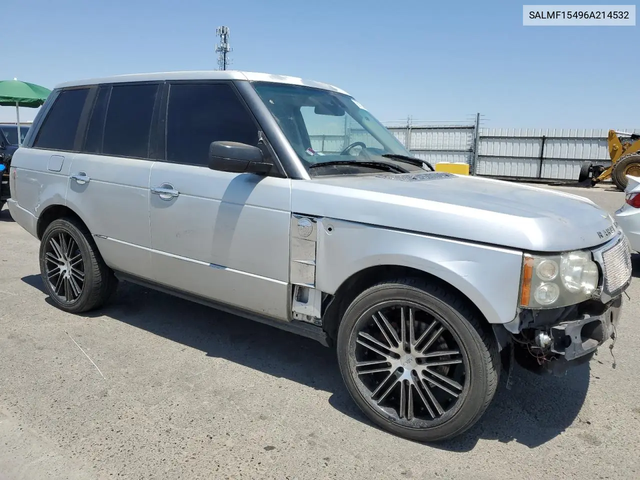 2006 Land Rover Range Rover Hse VIN: SALMF15496A214532 Lot: 60122945