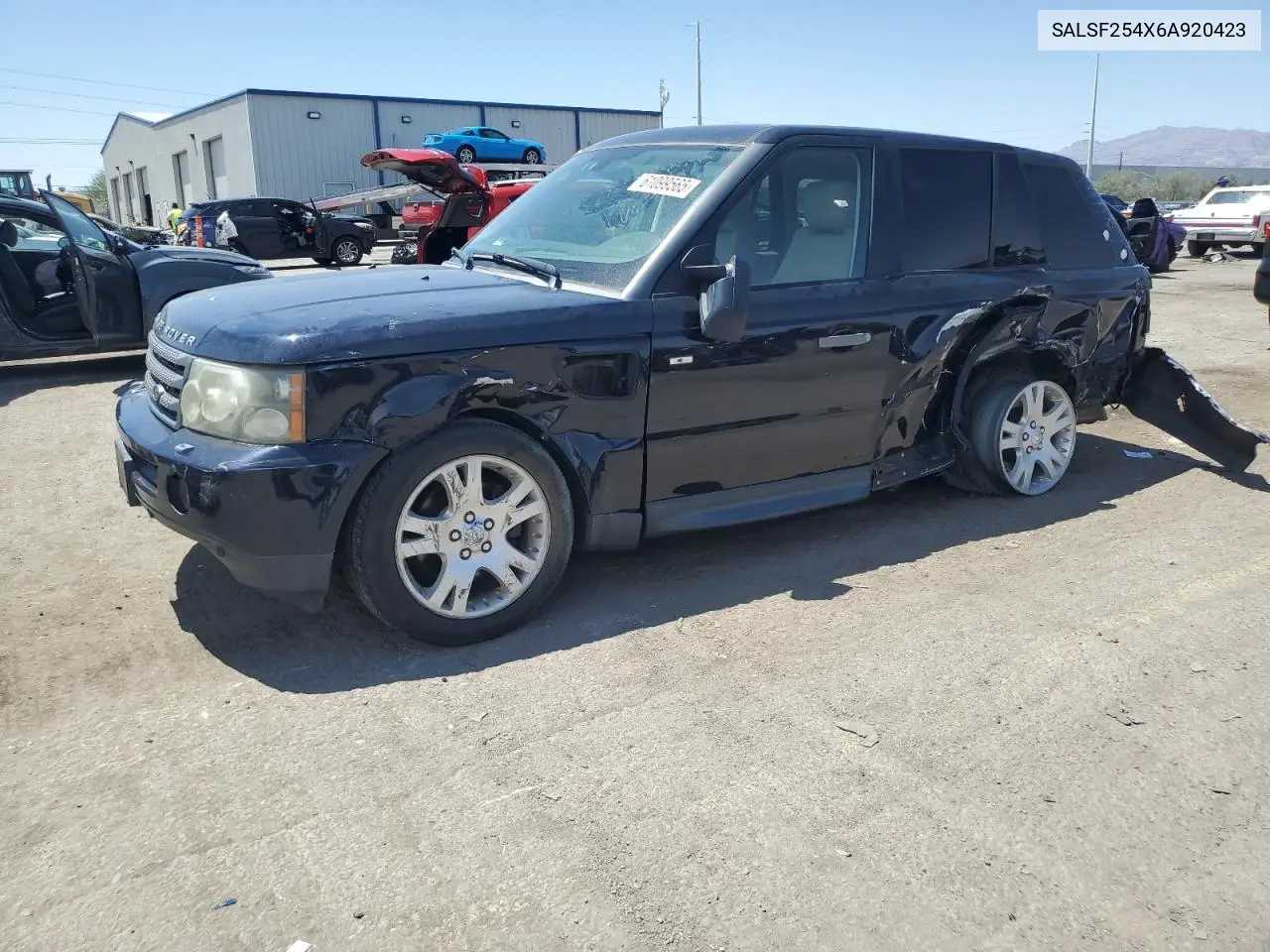 2006 Land Rover Range Rover Sport Hse VIN: SALSF254X6A920423 Lot: 61099565