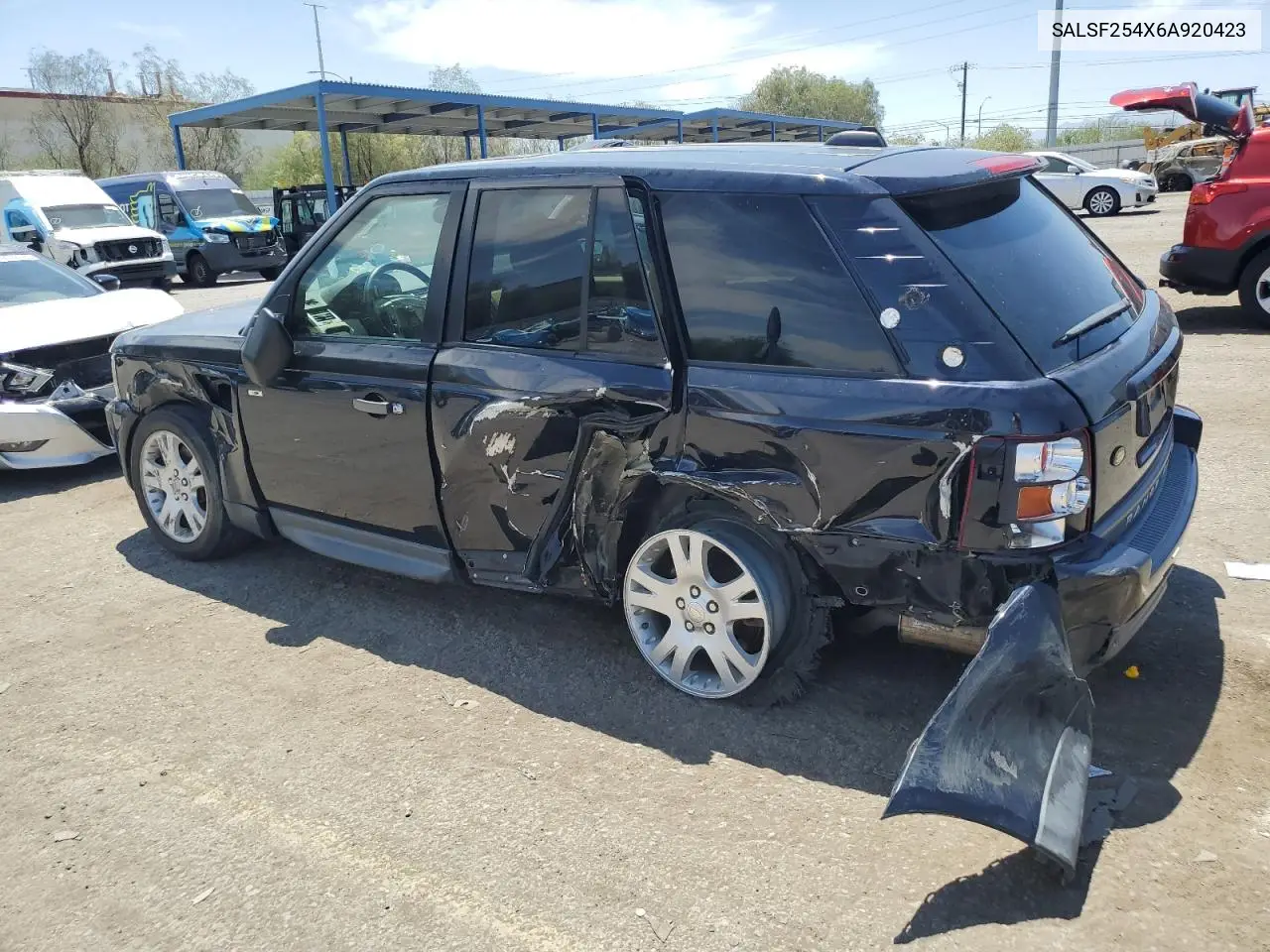 2006 Land Rover Range Rover Sport Hse VIN: SALSF254X6A920423 Lot: 61099565