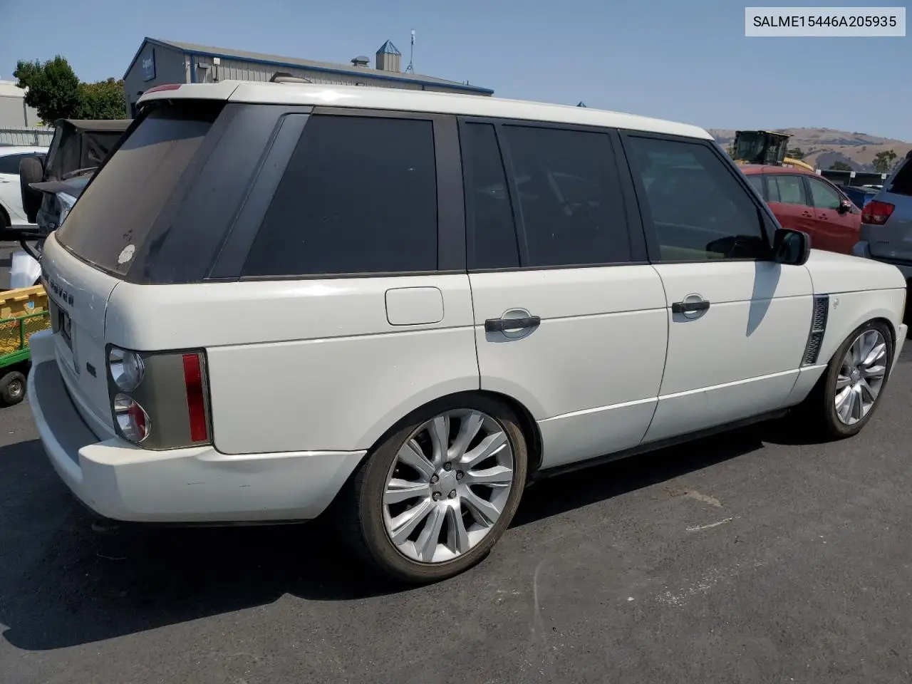 2006 Land Rover Range Rover Hse VIN: SALME15446A205935 Lot: 61431025
