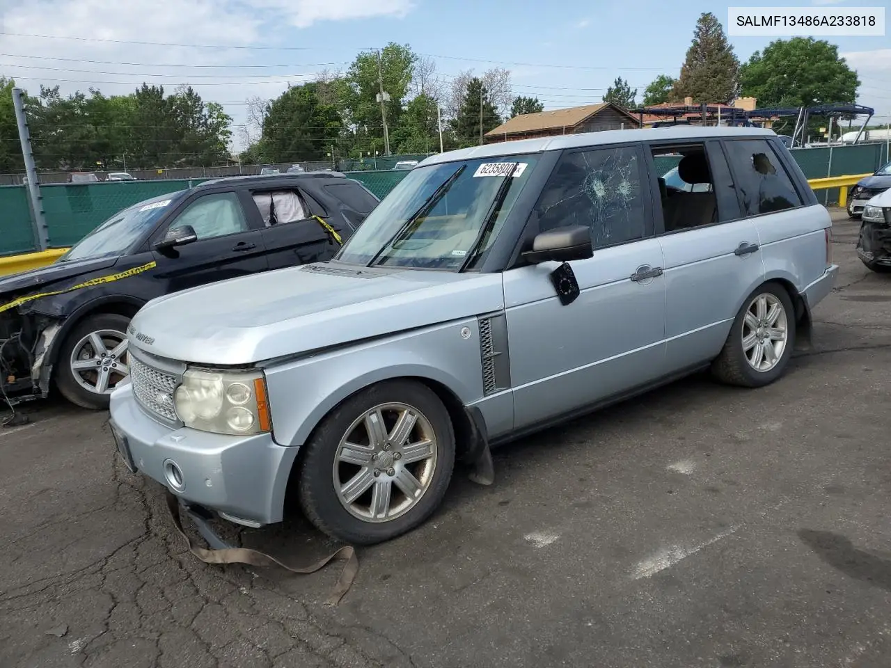 2006 Land Rover Range Rover Supercharged VIN: SALMF13486A233818 Lot: 62358005