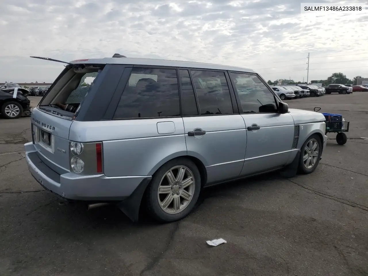 2006 Land Rover Range Rover Supercharged VIN: SALMF13486A233818 Lot: 62358005