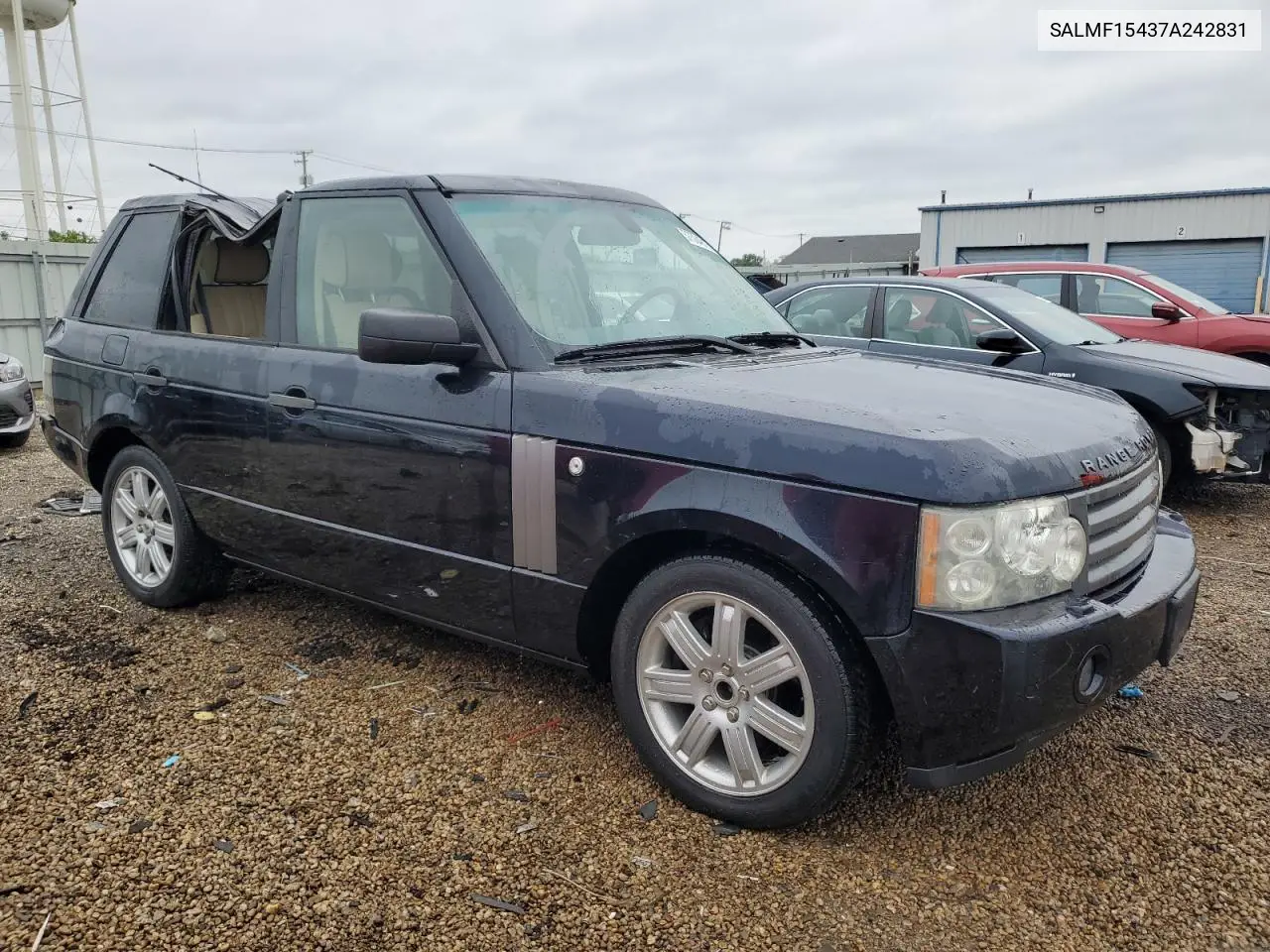2007 Land Rover Range Rover Hse VIN: SALMF15437A242831 Lot: 57534915