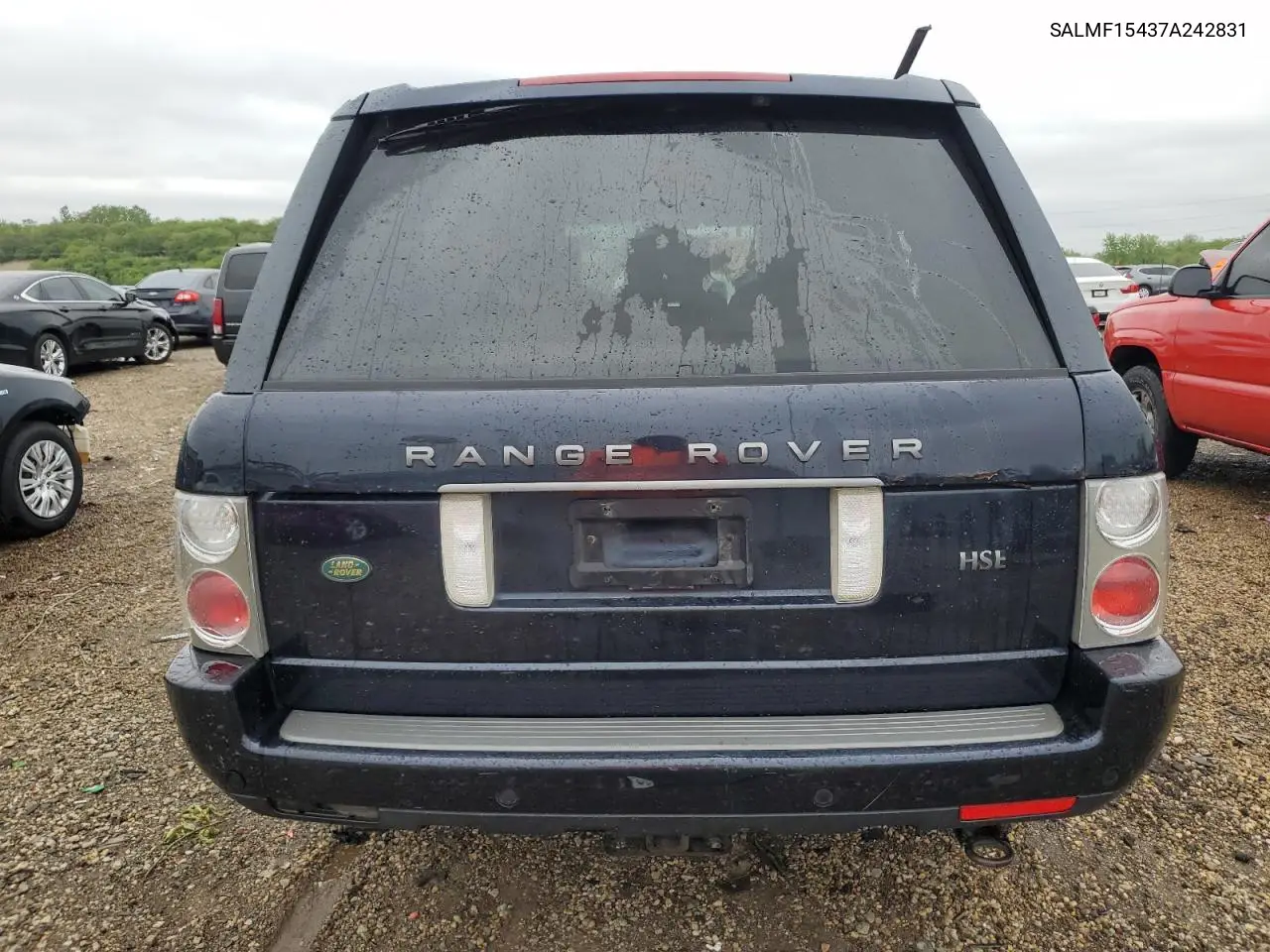 2007 Land Rover Range Rover Hse VIN: SALMF15437A242831 Lot: 57534915