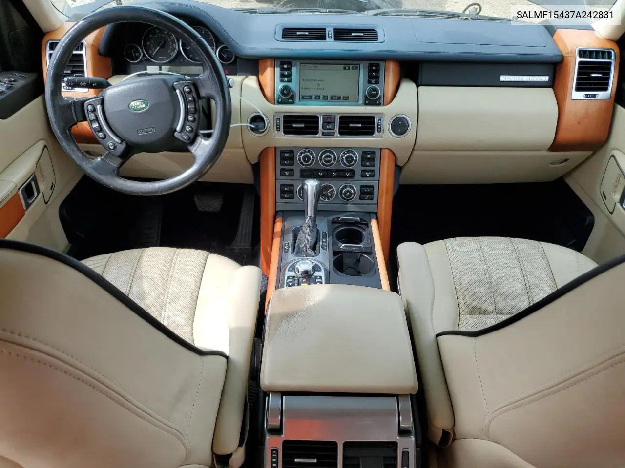 2007 Land Rover Range Rover Hse VIN: SALMF15437A242831 Lot: 57534915