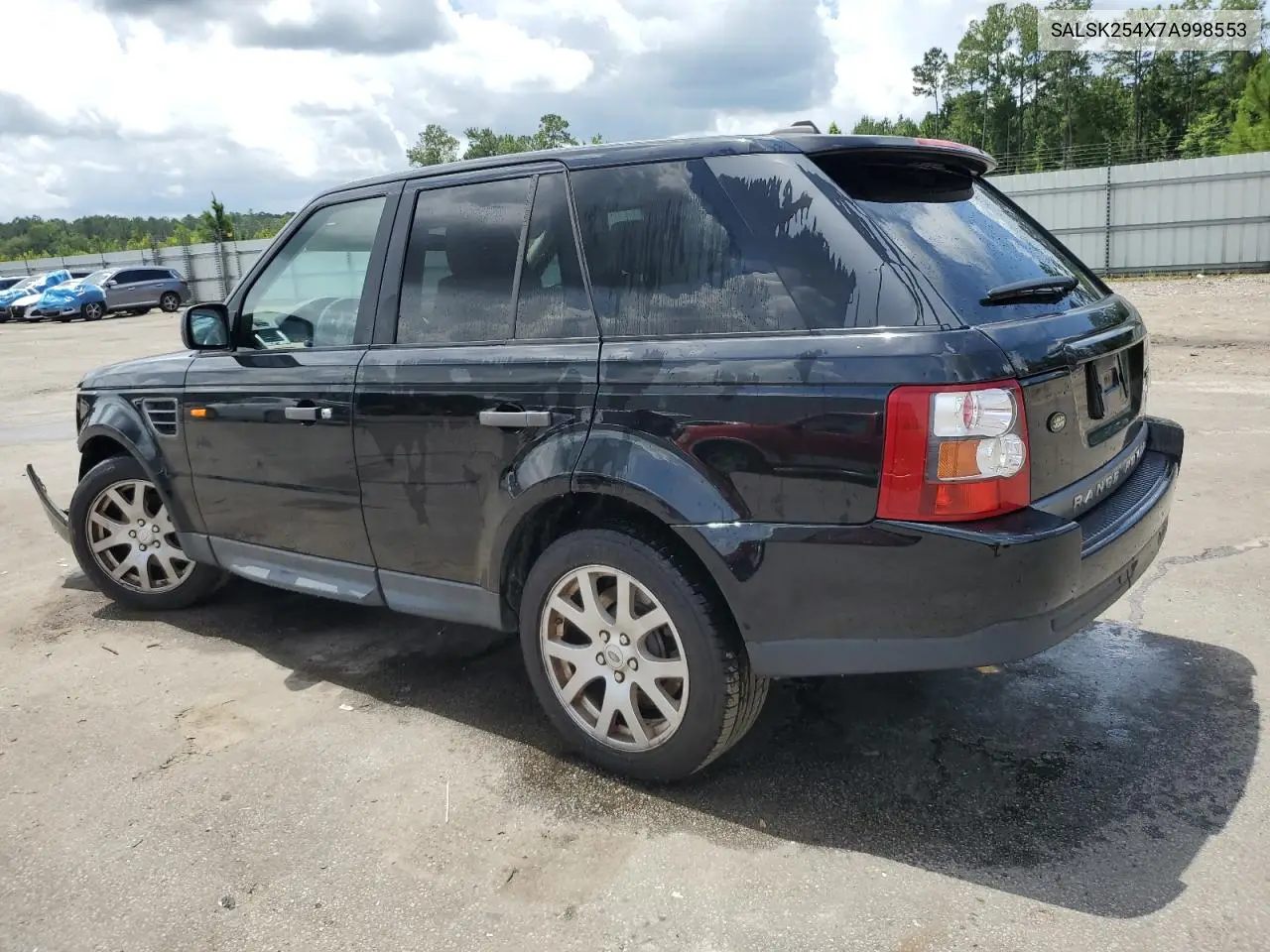 2007 Land Rover Range Rover Sport Hse VIN: SALSK254X7A998553 Lot: 60889735