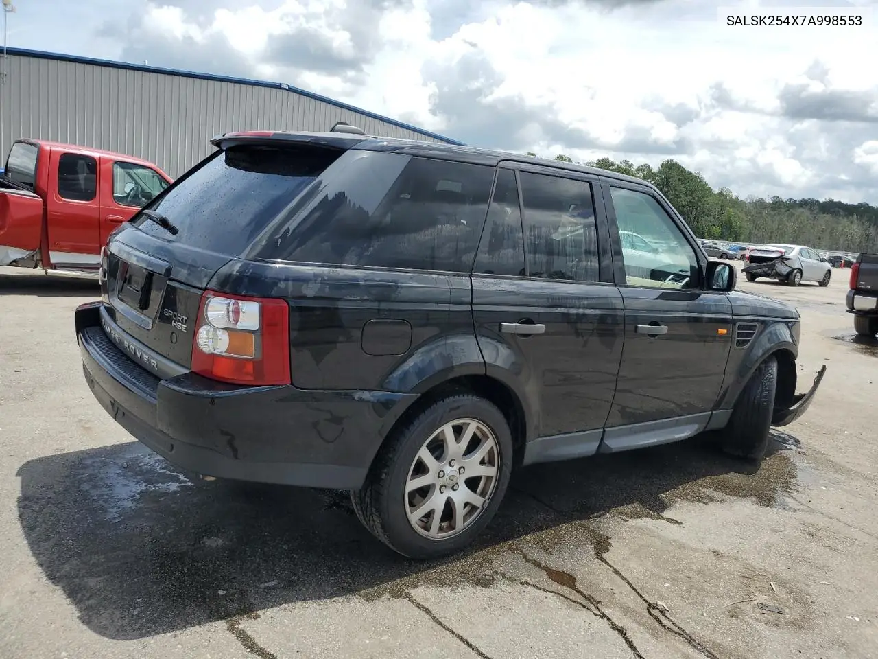 2007 Land Rover Range Rover Sport Hse VIN: SALSK254X7A998553 Lot: 60889735