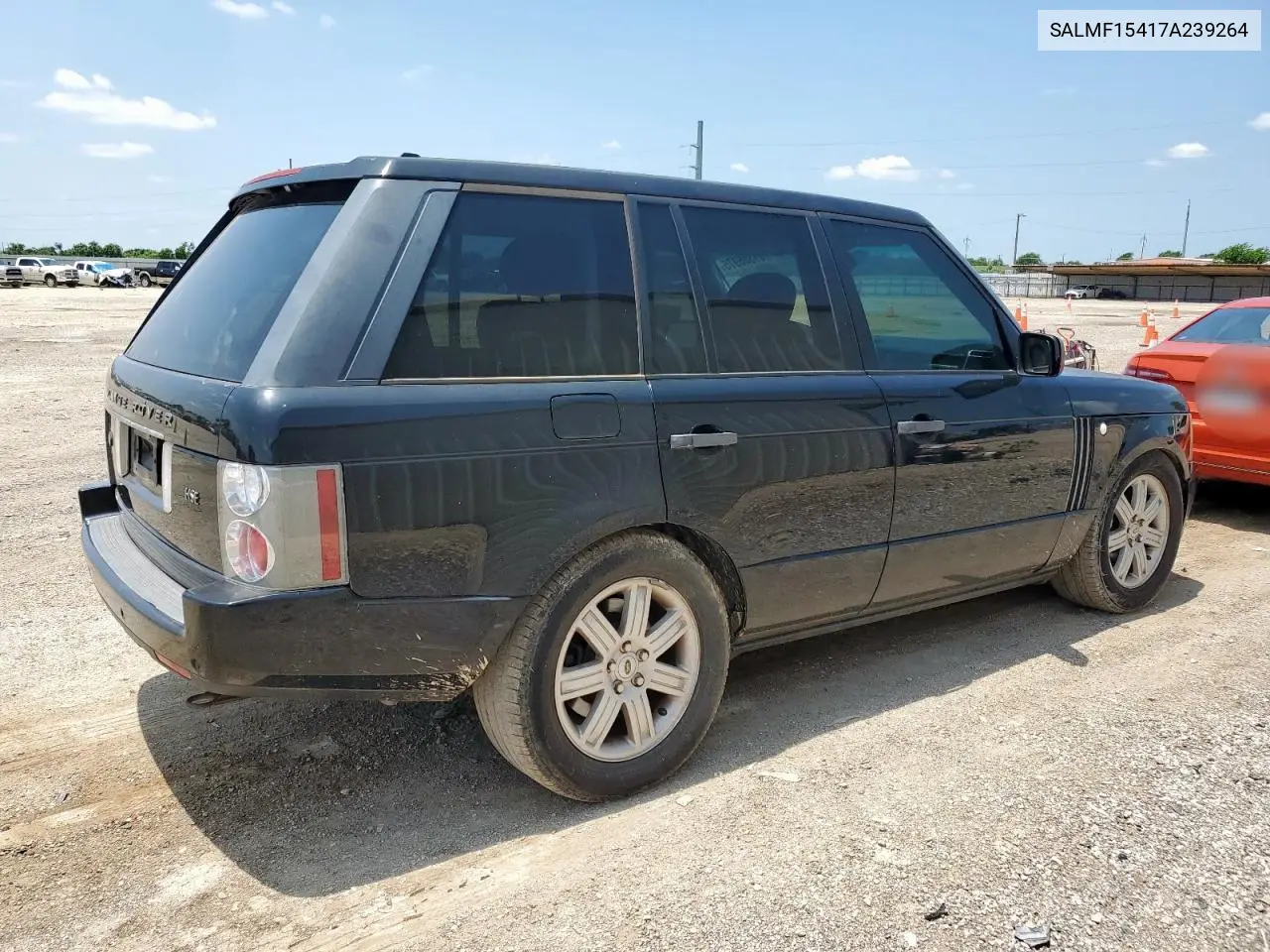 2007 Land Rover Range Rover Hse VIN: SALMF15417A239264 Lot: 61386975