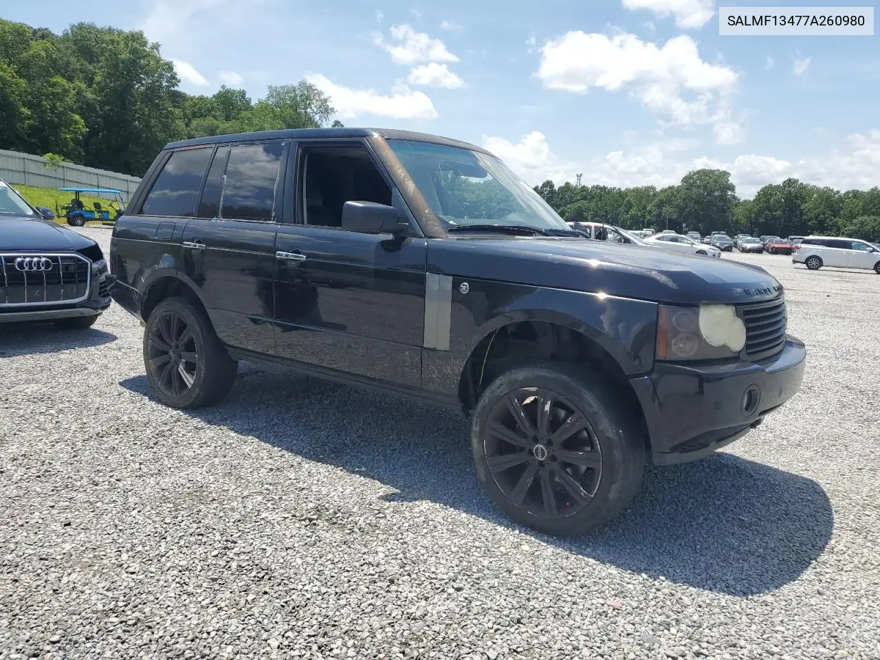 2007 Land Rover Range Rover Supercharged VIN: SALMF13477A260980 Lot: 61795715
